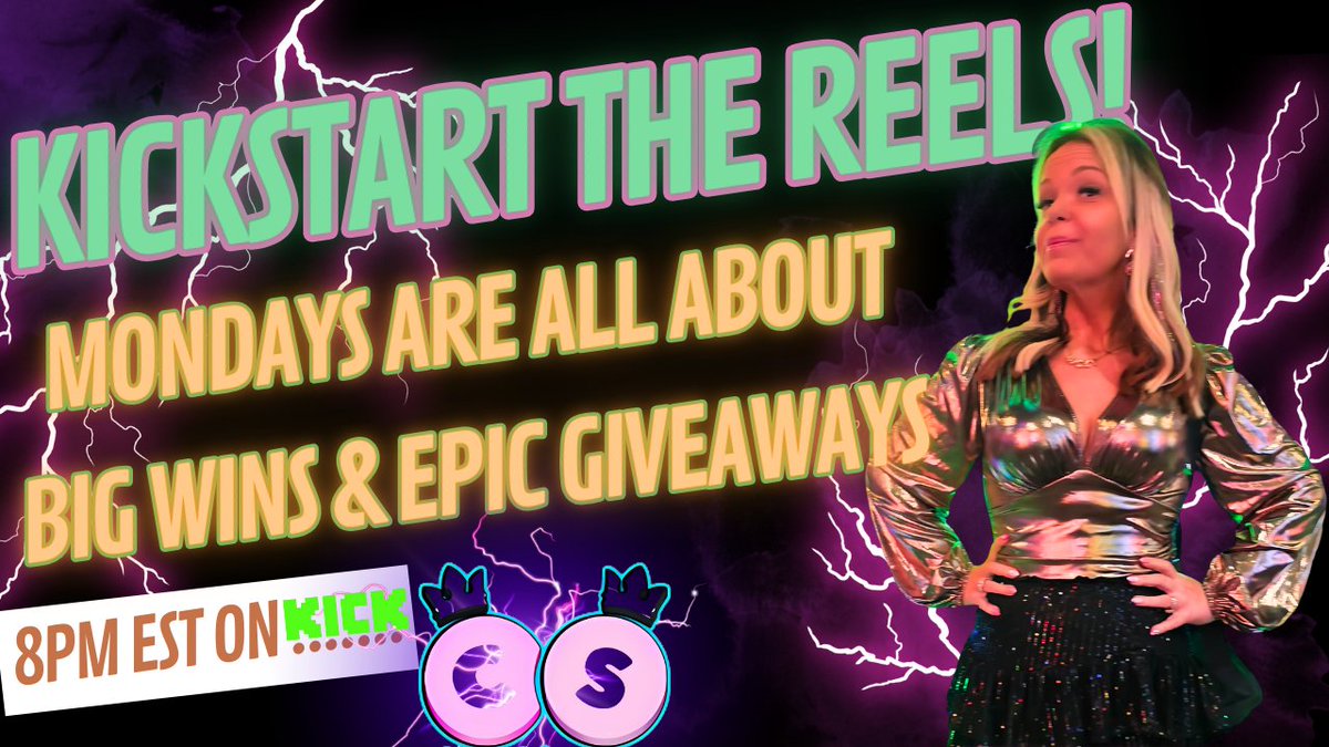 Gamble With Ash (@gamblewithash) on Twitter photo 🎰✨ KICKSTART THE REELS! ✨🎰
Your week doesn’t officially start until we spin it into motion! Mondays are all about big wins, epic giveaways, and setting the tone for the week 💎
We’re LIVE at 8 PM EST on Kick bringing the energy, the spins, and the prizes you don’t want to 🎰✨ KICKSTART THE REELS! ✨🎰
Your week doesn’t officially start until we spin it into motion! Mondays are all about big wins, epic giveaways, and setting the tone for the week 💎
We’re LIVE at 8 PM EST on Kick bringing the energy, the spins, and the prizes you don’t want to