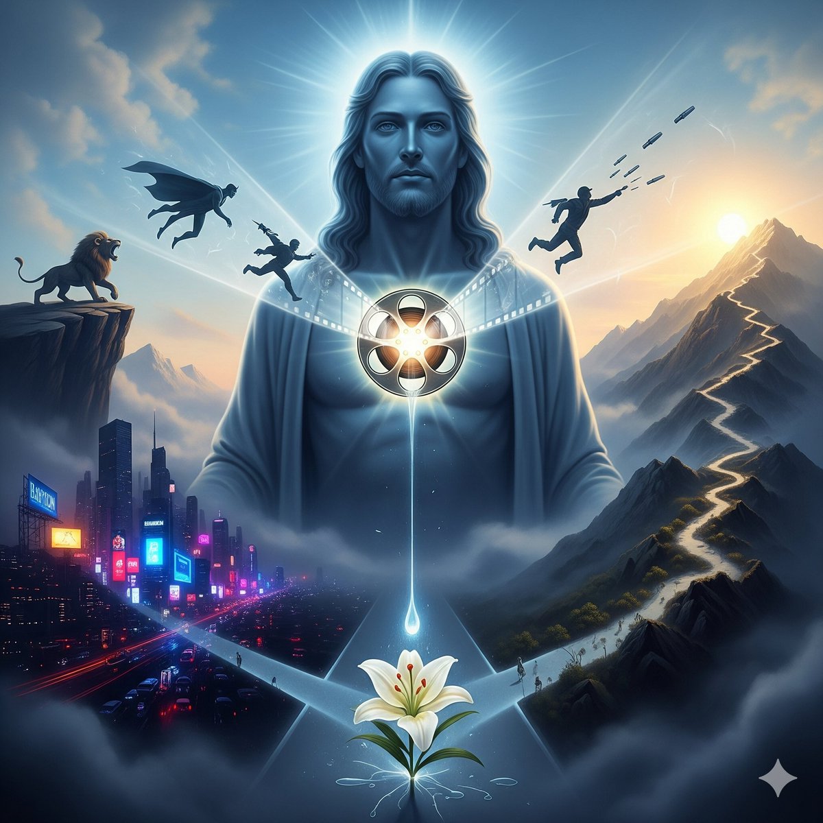 DecodingTheStrm's tweet image. The Echo of the Anointed: Decoding the Christ Blueprint in a Century of Art
(A #DecodingTheStorm Inquiry)
What if the greatest story ever told has been secretly retold for a century, right before our eyes? Not in a church, but in a movie theater. Not in a hymn, but in a pop…