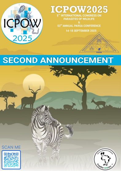 WAAVP-AN is proud to join #ICPOW2025 &amp; #PARSA53 at Kruger National Park, 🇿🇦 (14–18 Sept).

We’ll host a 30-min info session to share our mission, strengthen collaborations &amp; grow our network for sustainable parasite control in Africa.

#WAAVPAN #OneHealth