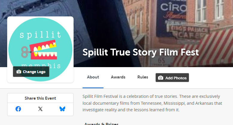 Yes, this is happening. <a href="/spillitmemphis/">Spillit Memphis</a> is partnering with the @memphislibrary to present the Spillit True Story Film Festival. Our FilmFreeway site will begin accepting submissions today.
filmfreeway.com/SpillitTrueSto…