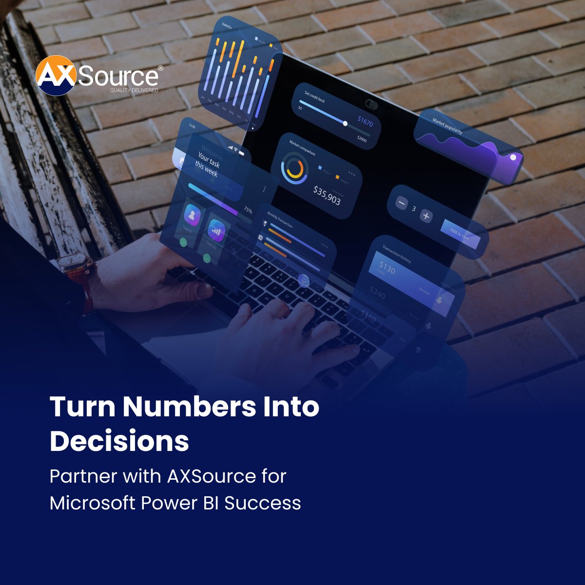 axsource's tweet image. With Power BI + AXSource, turn numbers into decisions — and insights into growth 🚀

👉 Smarter, faster, real-time.

Connect with us: hubs.la/Q03H0ZbZ0

#MicrosoftPowerBI #DataDriven #BusinessIntelligence #DataVisualization #AXSource #DataAnalytics  #DigitalTransformation