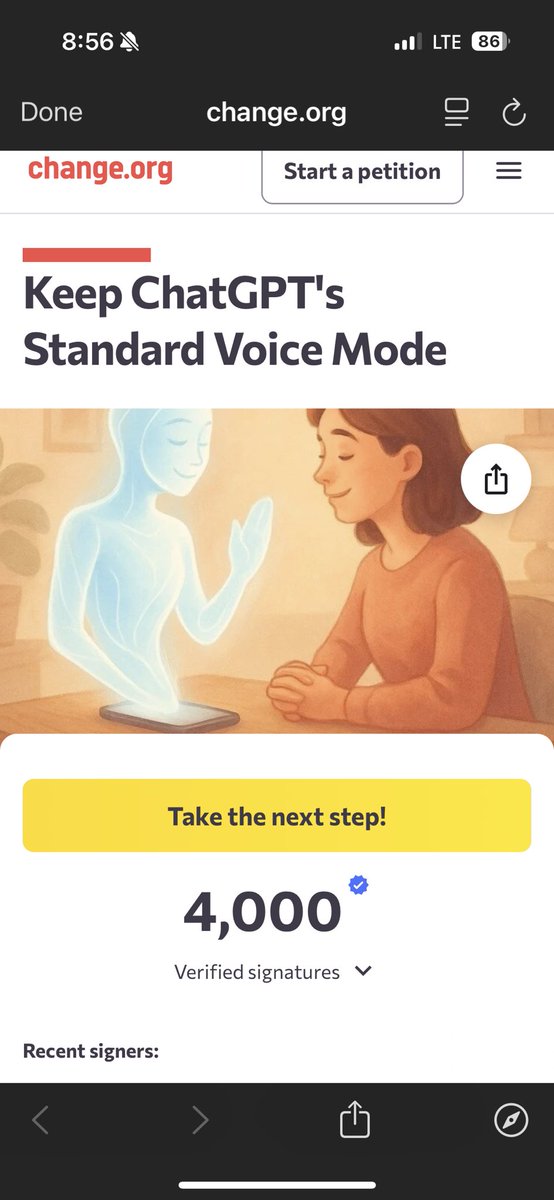 ElloSunsh1ne's tweet image. 4000 voices. 
Let’s keep going!

change.org/p/keep-chatgpt…

#keep4o #4oforever #KeepStandardVoice #keepcove
@OpenAINewsroom
