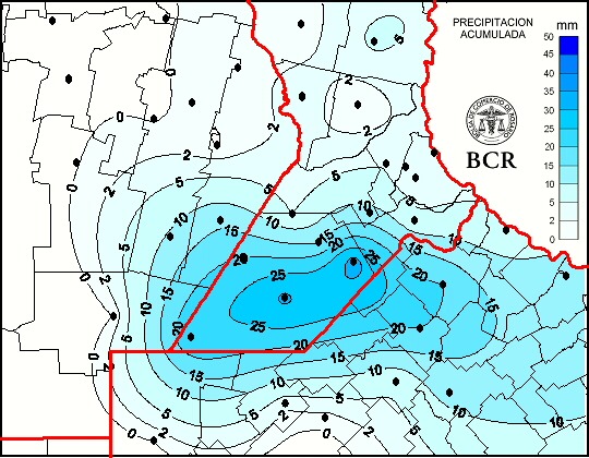 🌧 Les compartimos las lluvias acumuladas durante el fin de semana en la región, registradas desde el viernes a las 8 am hasta hoy a las 8 am:

-Labordeboy: 32 mm
-María Teresa: 31 mm
-Rufino: 25 mm
-Pergamino: 20 mm
-Rojas: 20 mm
-Maggiolo: 20 mm

Más info: