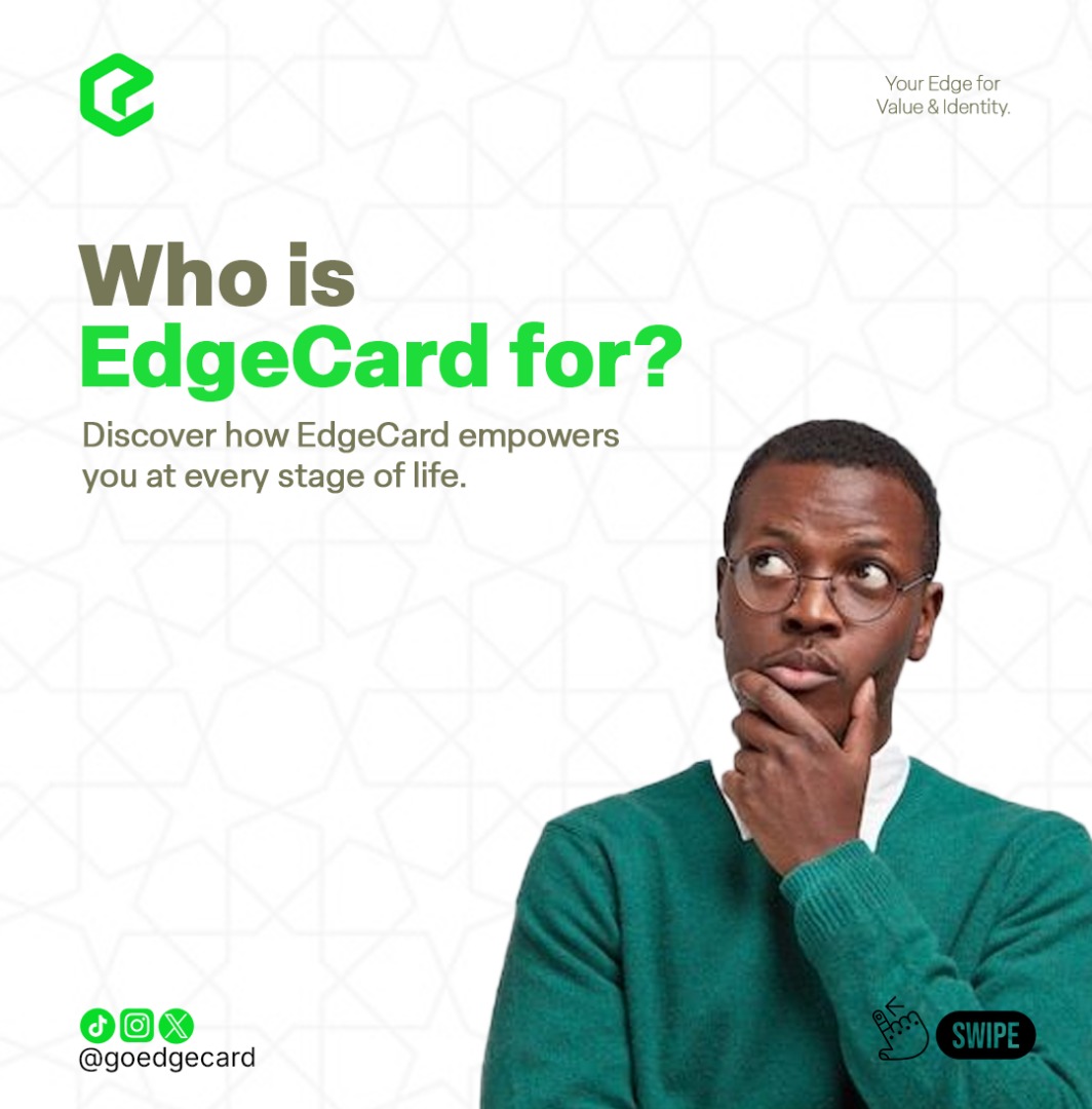 edgecard_'s tweet image. Edgecard is more than just identity, Edgecard unlocks a lifestyle of value for those who truly deserve it.

#SmartSpending #edgecard #goedgecard #foryoupage