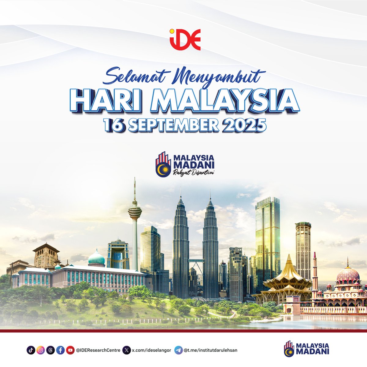 Hari Malaysia bukan sekadar sambutan tetapi ia adalah kisah tentang semangat, pengorbanan dan perjuangan yang menyatukan kita sebagai sebuah bangsa.

Bersama aspirasi Malaysia MADANI: Rakyat Disantuni, marilah kita terus melangkah ke hadapan dengan penuh keyakinan dan harapan.