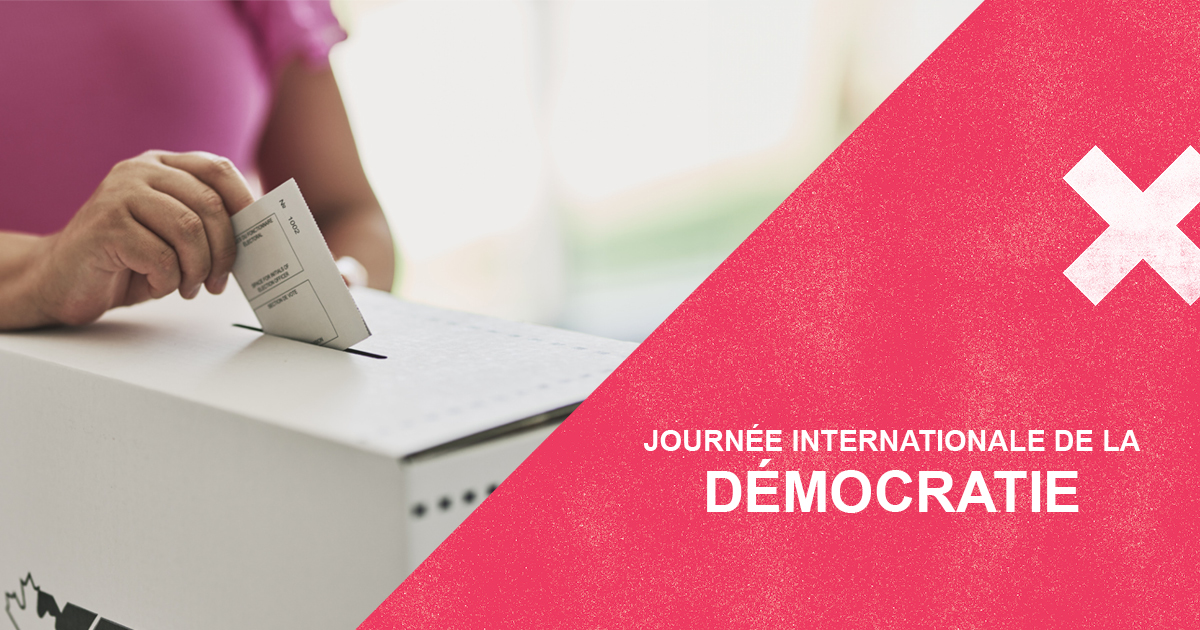 Bonne #JournéeInternationaleDeLaDémocratie!

C’est une excellente occasion de discuter en classe de la démocratie, des élections et de l’engagement civique.

Découvrez nos ressources gratuites et prêtes à l’emploi : electionsetdemocratie.ca/en-classe/ress…
