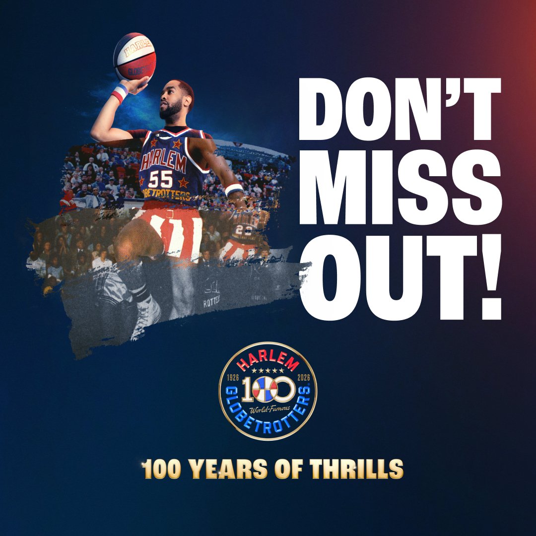 🚨 𝙋𝙍𝙀𝙎𝘼𝙇𝙀 𝘼𝙇𝙀𝙍𝙏 🚨

Venue presale tickets are ON SALE NOW for the <a href="/Globies/">Harlem Globetrotters</a> 100 Year Tour at the Memorial Coliseum on January 3!

🏀 Available until Sunday, September 21 at 10PM EST
🏀 Password: VENUE
🏀 Online Only

🎫: bit.ly/Globies100Tour