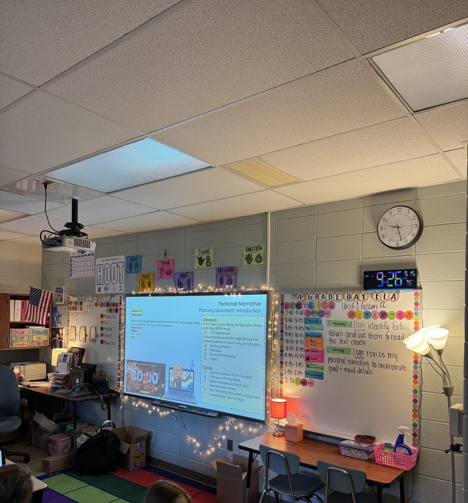 Mrs. Radi and Mrs. Cypher engaging students with personal narrative writing and also helping students navigate canvas! Awesome!!  #Belong Grow Succeed
