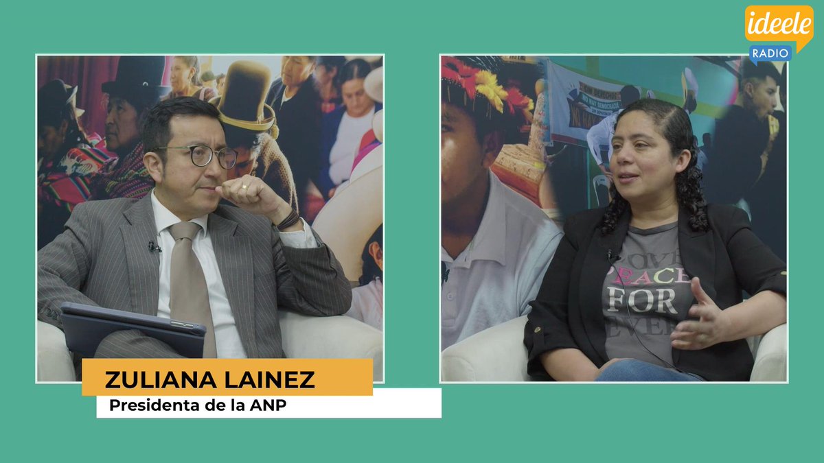 ideeleradio's tweet photo. [AHORA] #ZulianaLainez (@zulianalainez), presidenta de la @ANP_periodistas, conversa con #GlatzerTuesta en #NoHayDerecho en el marco del proyecto #Ruway. Vía Facebook y YouTube. 

#SinDerechosNoHayDemocracia
#Ruway

📲 Facebook ▶ https://t.co/5F6MABxNsn
🎞 You Tube ▶ https://t.co/pJaD9UmqYx