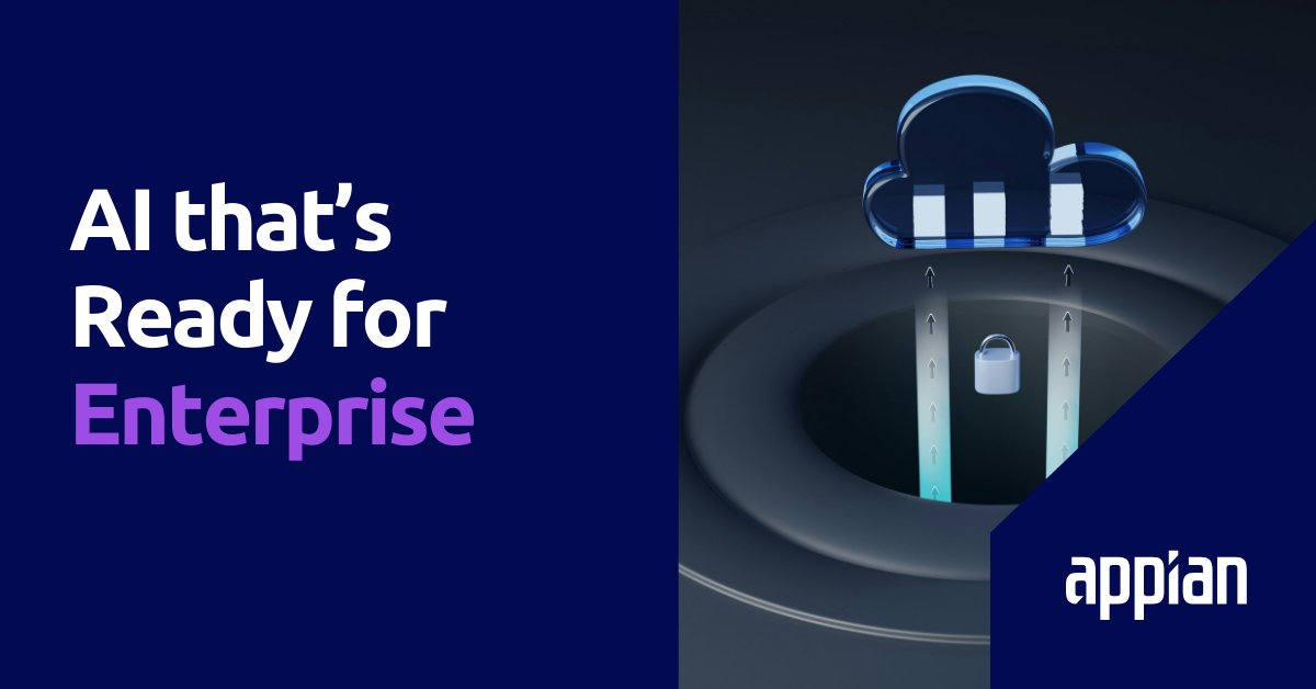 Appian's tweet image. Appian’s latest platform release brings secure, scalable AI to the heart of process automation. With features like semantic smart search and autoscaling data fabric, it’s built for real-world impact.

Discover more: ap.pn/41JVdZe  #AIinProcess