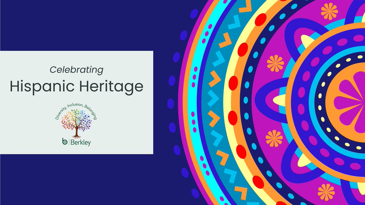 WRBerkleyCorp's tweet image. Berkley is celebrating our colleagues of Hispanic descent &amp;amp; the histories, cultures &amp;amp; contributions of Hispanic people. We're committed to maintaining an inclusive workplace where talented people from all backgrounds are celebrated ow.ly/hoMa50WRA4Y 

#HispanicHeritageMonth