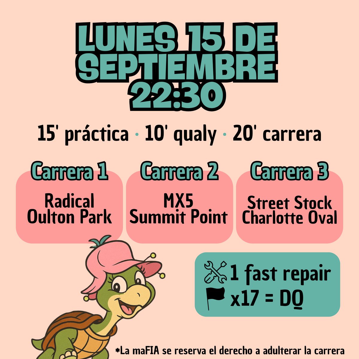 María Primo Leal 🏁 tweet media