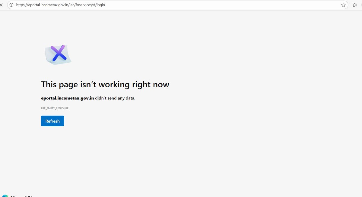 purpllily's tweet image. #itrduedateextension #ITportaldown #ITRs  @IncomeTaxIndia the website it just not working since morning  @nsitharamanoffc @nsitharaman