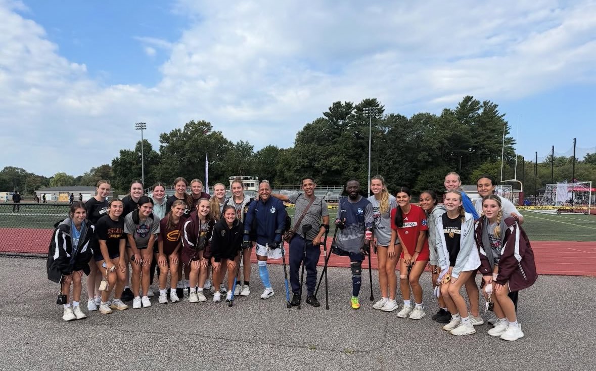 This weekend the girls had an amazing opportunity to attend , volunteer and meet players at the #usamputeecup !  What a great experience to watch and talk to some extraordinary athletes.  Hope to see you again in the future.

<a href="/WildcatNationAD/">Weymouth High School Athletics</a> <a href="/AmpSoccerUSA/">US Amputee Soccer</a>