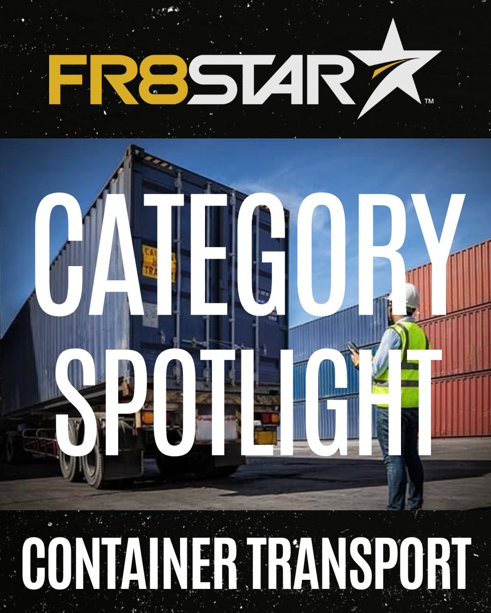 TheFR8Star's tweet image. ⭐ CATEGORY SPOTLIGHT: Container Transport ⭐

Check out our full resource guide to see what factors affect transportation &amp;amp; connect with transport companies today!
🔗 ow.ly/cocZ50WUPy1

#ContainerTransport #ResourceGuide #CategorySpotlight #FR8Star