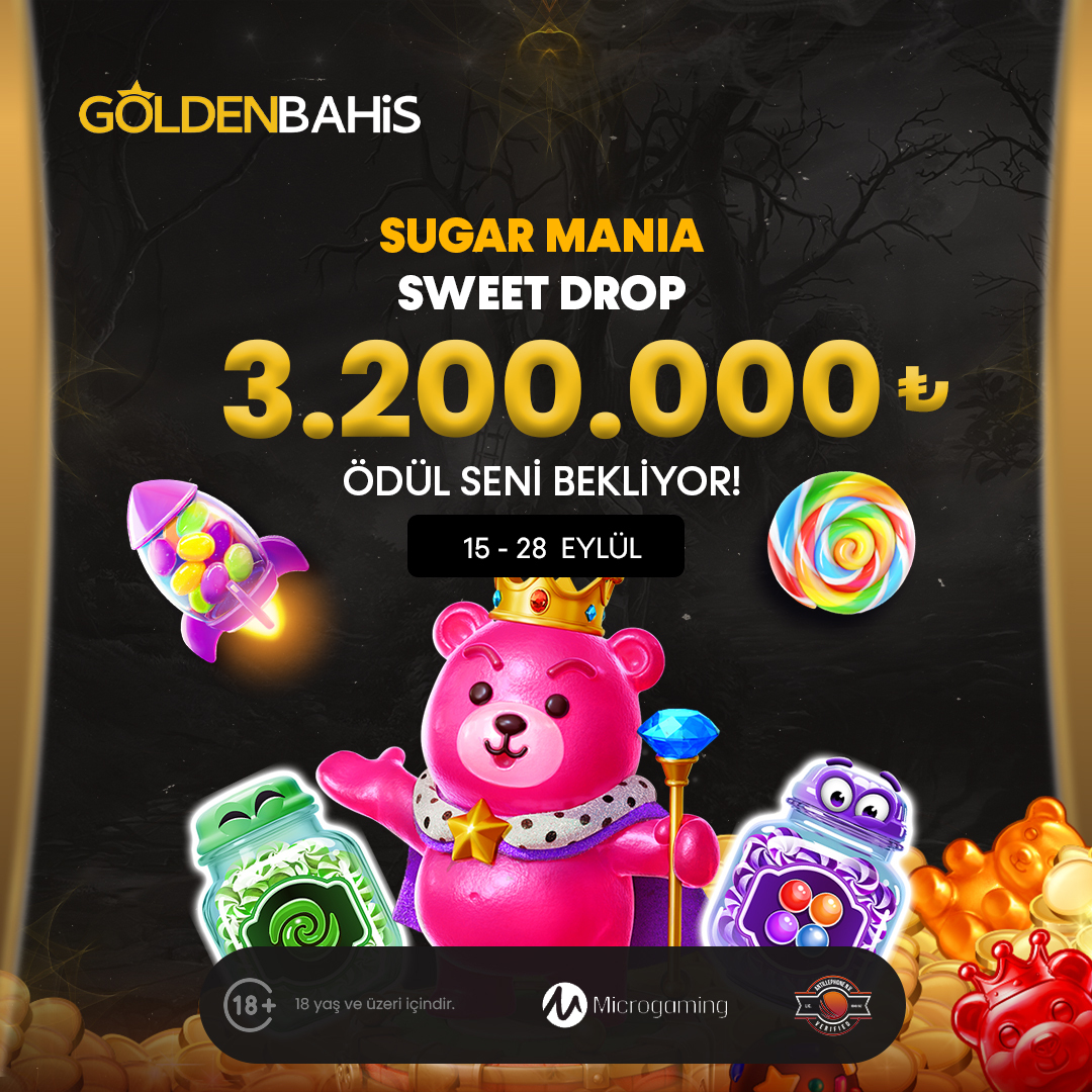🍬💰 Bol kazançlı ve tatlı bir serüven seninle!
👉 t2m.io/TWGL

🎯 15 - 28 Eylül tarihleri arasında büyük ödüllere sahip olabileceğin fırsat seni bekliyor!
🔥 Hemen oyna, kazanmaya başla!

#GoldenBahis #SugarMania #SweetDrop #Casino