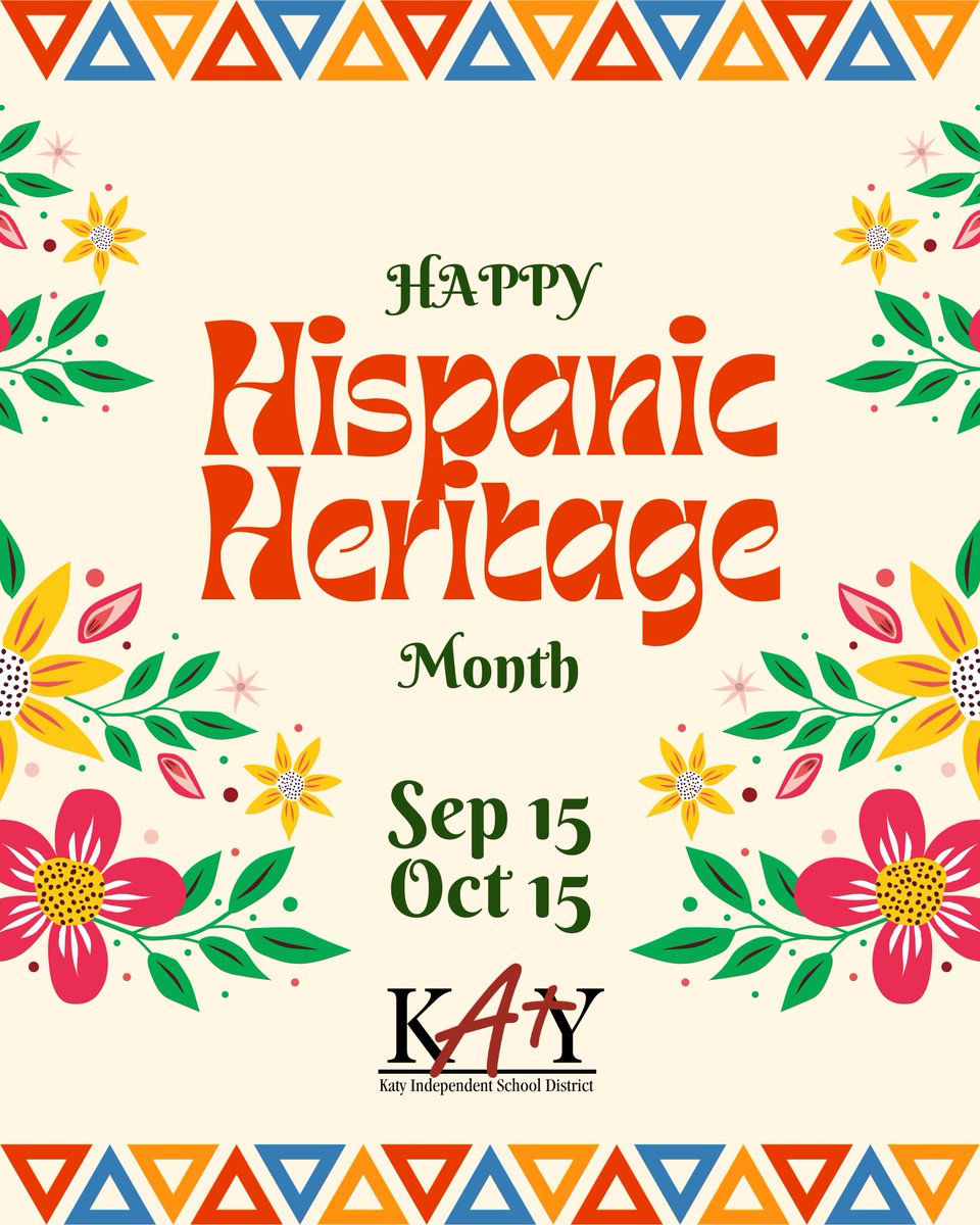 National Hispanic Heritage Month is a time to honor the families, traditions and contributions that shape our communities. Join us in celebrating from Sept. 15 to Oct. 15.

#HispanicHeritageMonth