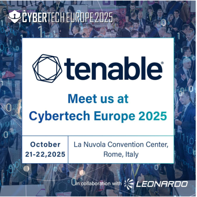 Minaperrot's tweet photo. 📍 Il nostro team di esperti sarà a disposizione per discutere di tutte le vostre esigenze di sicurezza in ambienti IT e OT convergenti, Cloud e identità. Incontriamoci allo stand Tenable per una chiacchierata, una demo o semplicemente per salutarci https://t.co/yTz28Rb2o2 https://t.co/cRud6NddUf