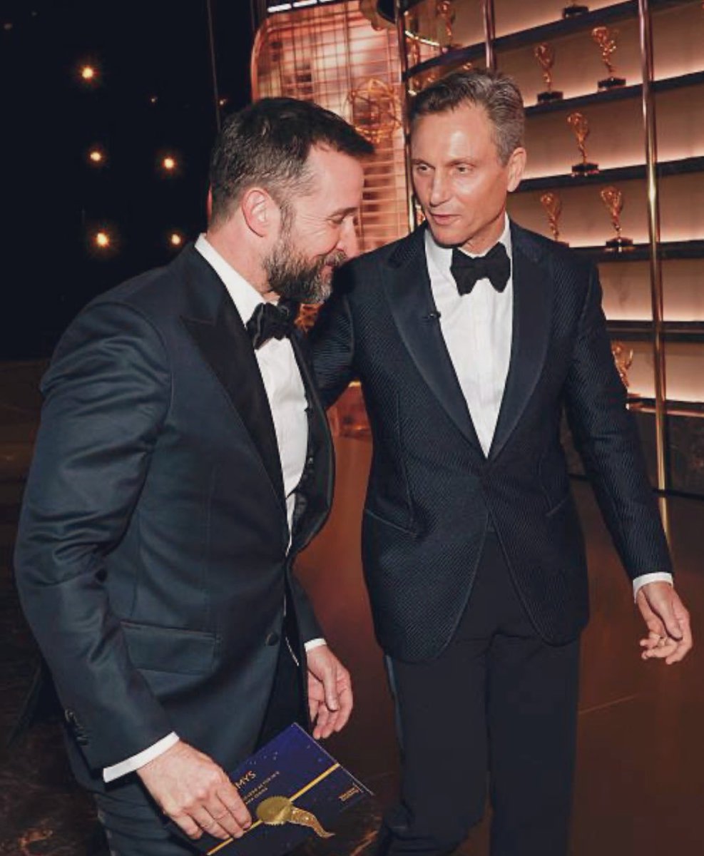 sloansavery's tweet image. tony goldwyn and noah wyle they did this for me