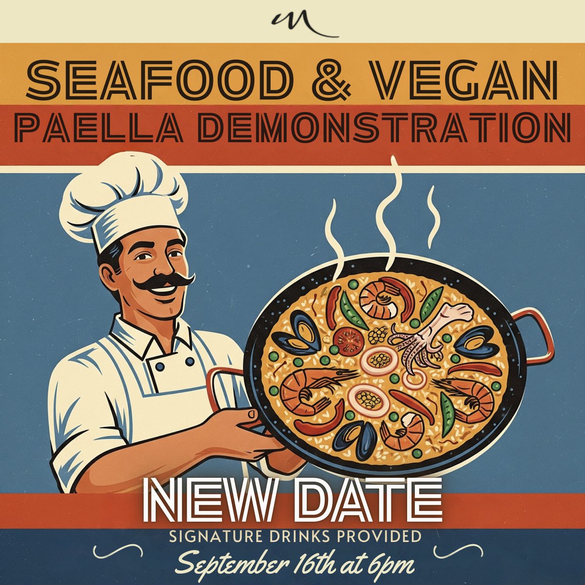 ModeraDecatur's tweet image. Join us tomorrow for a Private Chef Demonstration with Chef Mikail Ali! 😋🥘

Learn how to cook up a delicious Seafood &amp;amp; Vegan Paella with your neighbors! Sip on signature drinks and become a pro!

TUESDAY SEPTEMBER 16TH
6PM-8PM
2ND FLOOR KITCHEN
RSVP REQUIRED