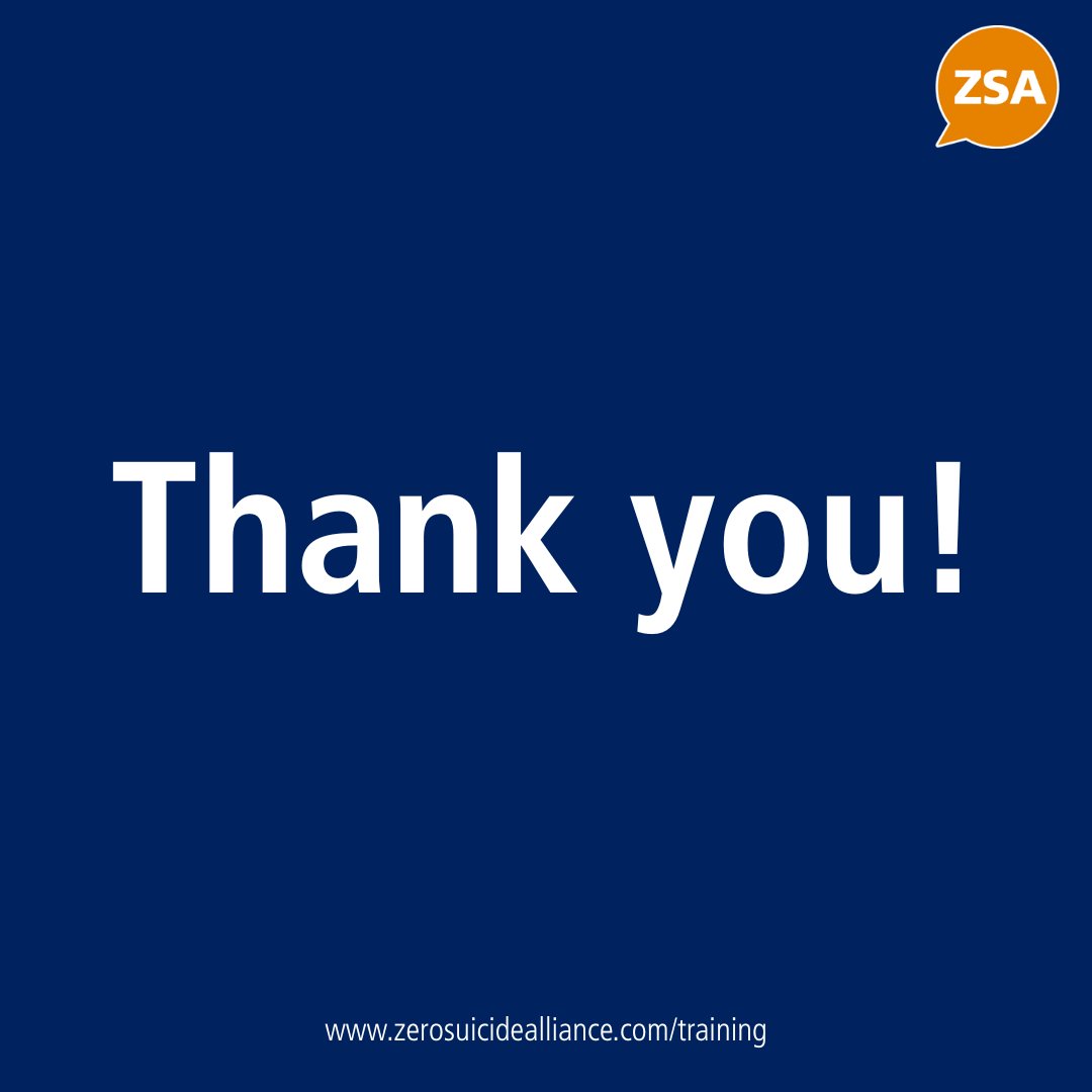 Zero Suicide Alliance tweet media
