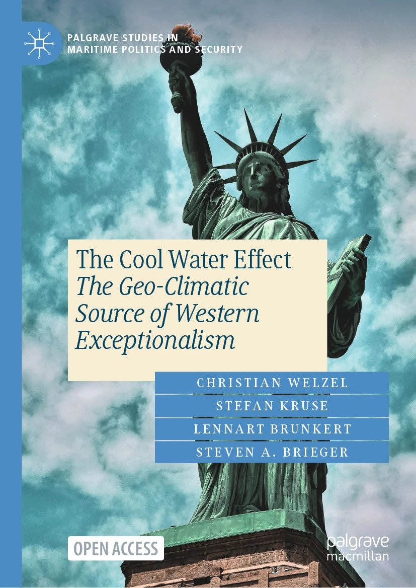 WVS_Survey's tweet image. 📘 New open access book: The Cool Water Effect (2025) by Welzel, Kruse, Brunkert &amp;amp; Brieger
explains how geo-climatic conditions shaped Western democratic institutions via decentralized self-governance.
🔗 link.springer.com/book/10.1007/9…
#PoliticalDevelopment #OpenAccess