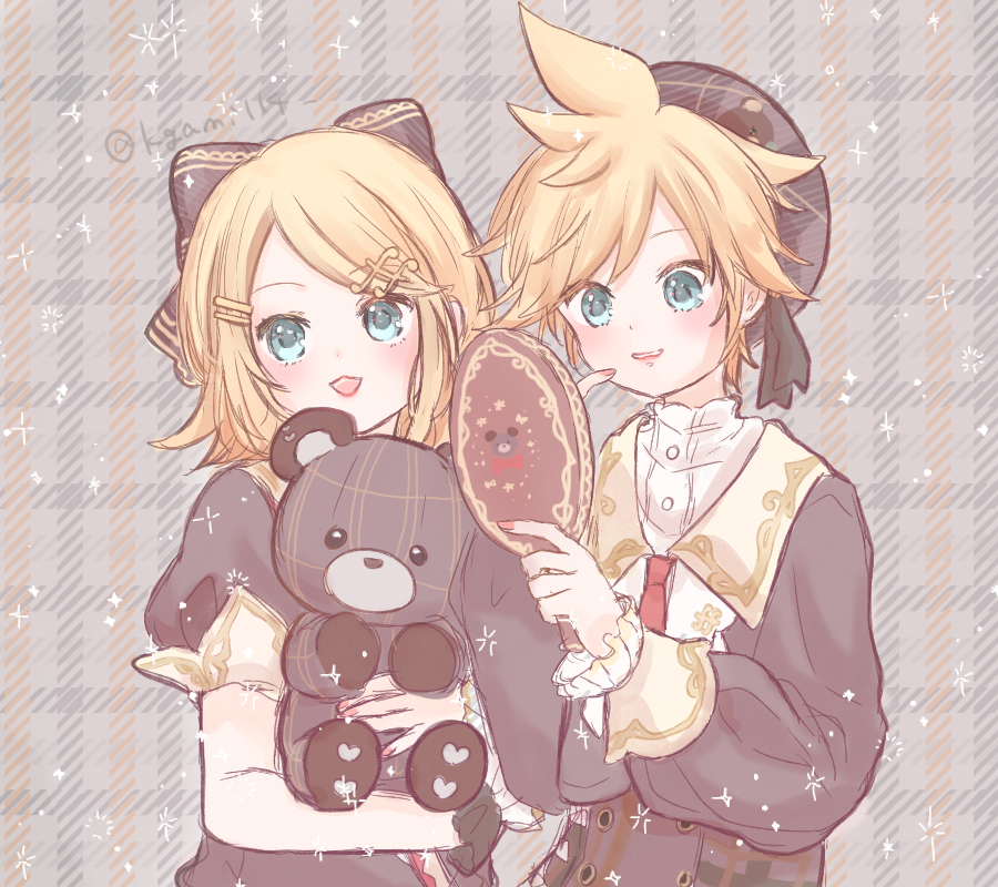 鏡音レン ,鏡音リン 「#prsk_FA リンレンのリップ可愛いね」|すけのイラスト