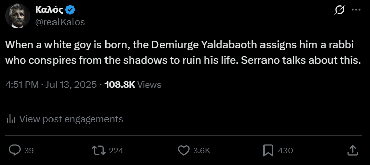 This wasn't a joke. When the goy becomes too unruly, the rabbi emerges from the shadows to rein him in as a last resort, before the Demiurge sends the executioner...