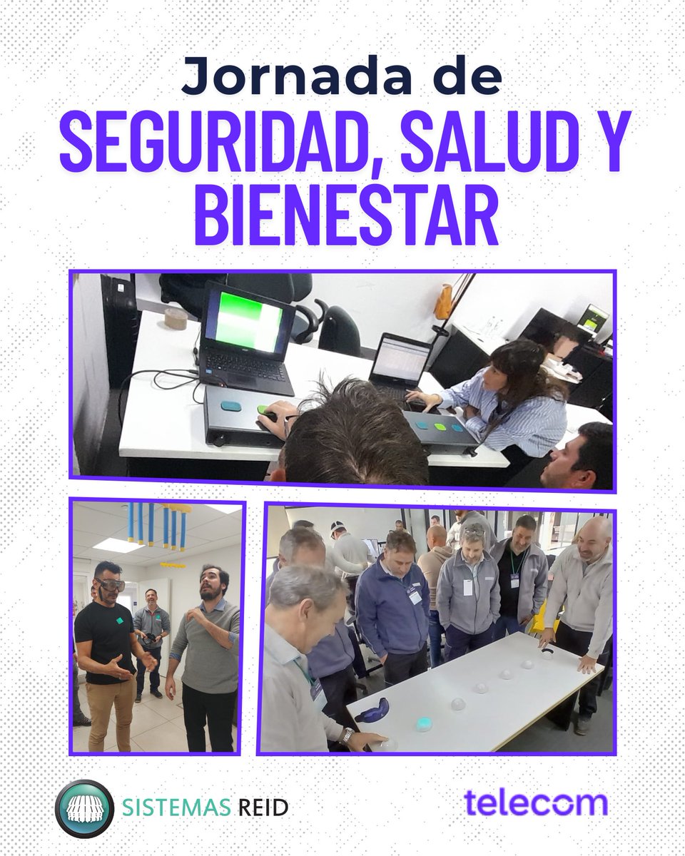 🛡️ Jornadas de Seguridad en TECO – Telecom
Estuvimos presentes en Bahía Blanca y Paraná de manera simultánea, participando de dos jornadas orientadas a promover la prevención de accidentes desde el autocuidado y la conciencia del factor humano 🧠⚠️