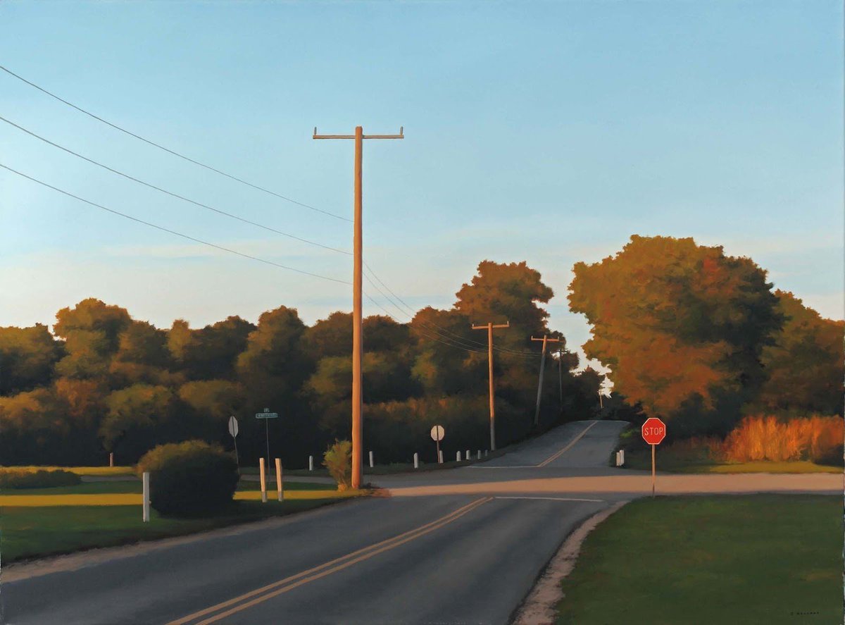 The complexity of shadowed spaces in the paintings of Jim Holland