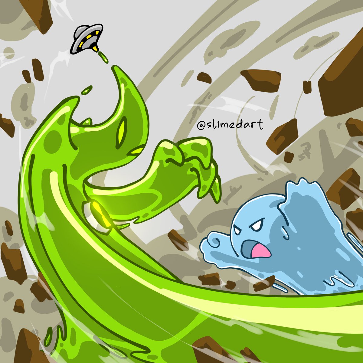 Goop (Ben - 10)

Slime vs Slime