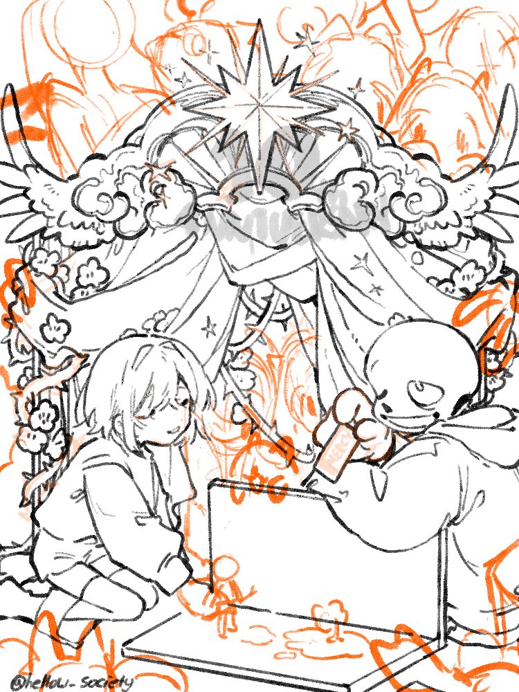 우.... 오늘 안에 다 못 끝내서 일단 러프만 올리는 중