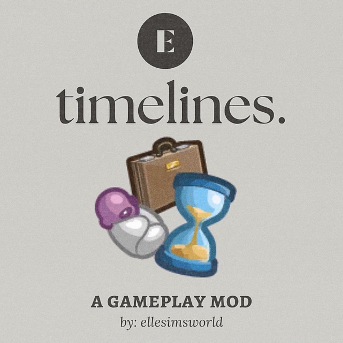 ellesimsworld's tweet photo. My Timelines mod is out now. It allows you to set ages for Sims, from Infants to Elders. Available for free on my Patreon. 🤍 https://t.co/0EqgXTsvmp