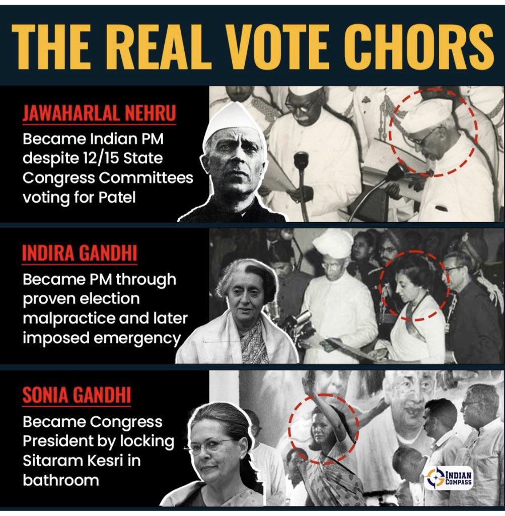 <a href="/INCIndia/">Congress</a> Master of “Entire” Vote Chori