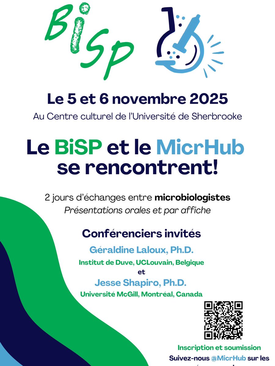 Rappel d’inscription ou de soumission pour l’événement 2025: 

🕓⏳ Plus que 3 semaines avant la fermeture des soumissions pour une présentation orale ou par affiche! 

Nous avons hâte de vous y voir en grand nombre ☺️
