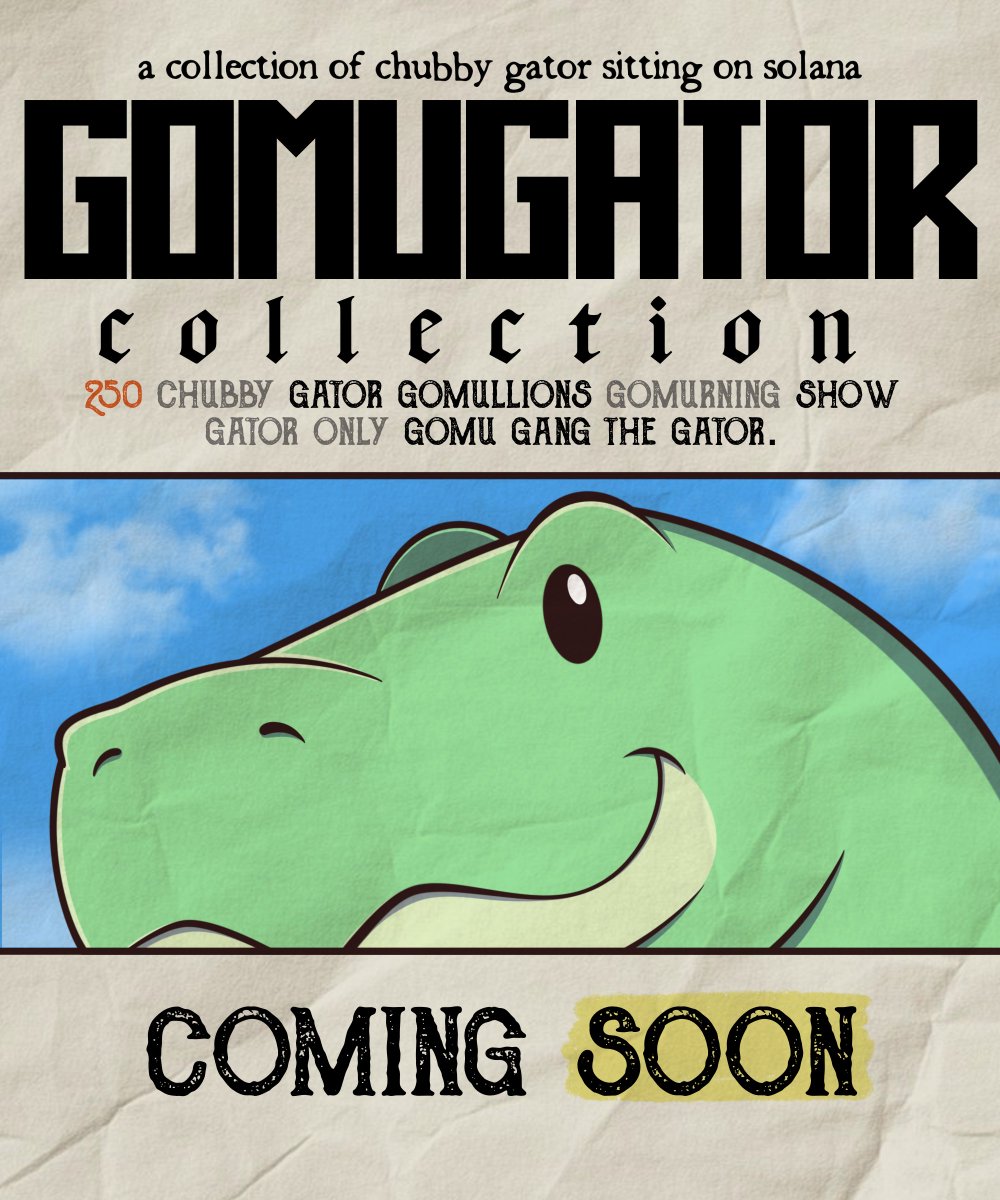 gomugator's tweet photo. Something chubby is coming 👀🐊

Like we’ve said many times — we keep cooking 🖼️🐊 https://t.co/guTaqqqvW9