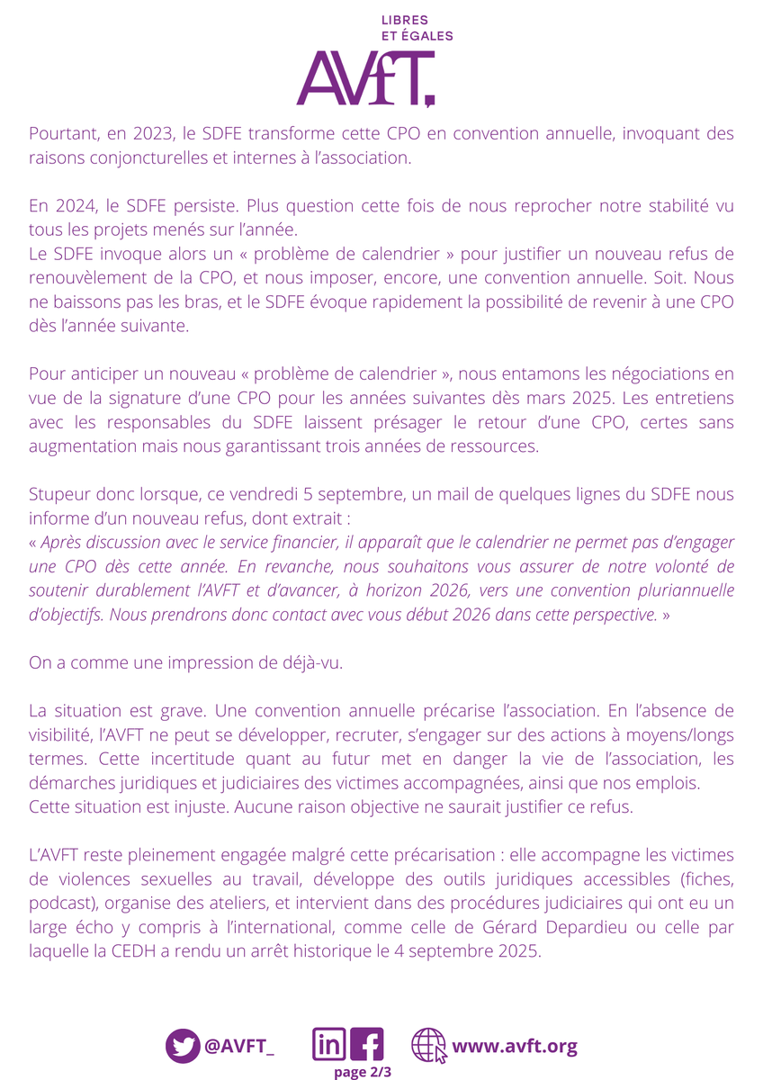 AVFT Libres & Egales tweet media