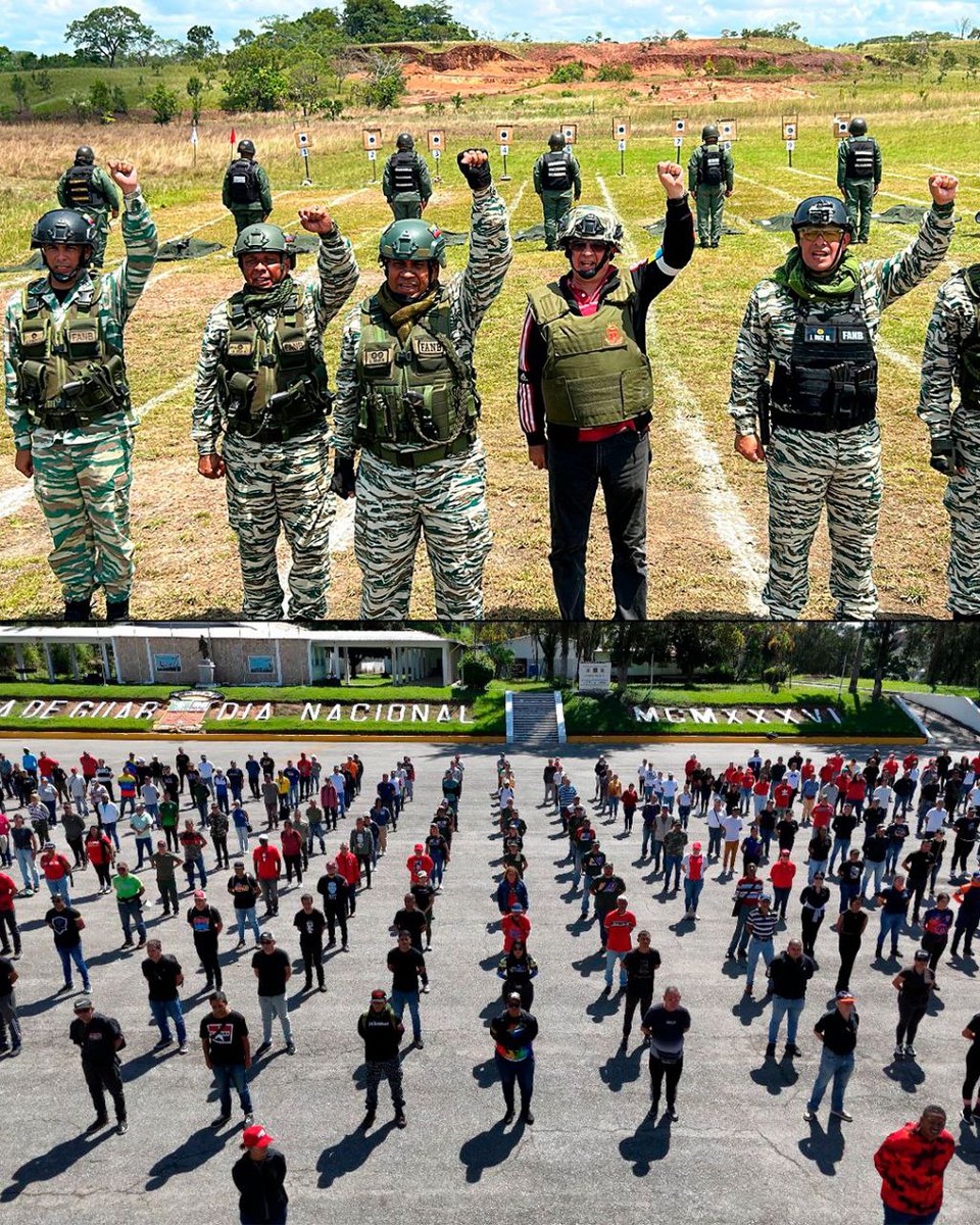 XtraLoco's tweet photo. Defensores de la patria. En cada cuartel, se forja el espíritu de un pueblo que elige proteger su soberanía. Esta es la verdadera fuerza de Venezuela su gente unida.
#CHCh https://t.co/aXU71OnCyt