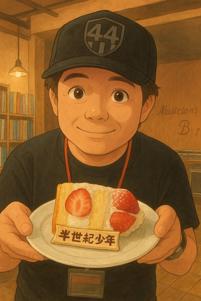 今日のセッションでは同い年の方が4人いて、一緒に半世紀少年を祝っていただきました。ありがとうございます！
次の半世紀（？）も楽しみながら頑張る所存です。