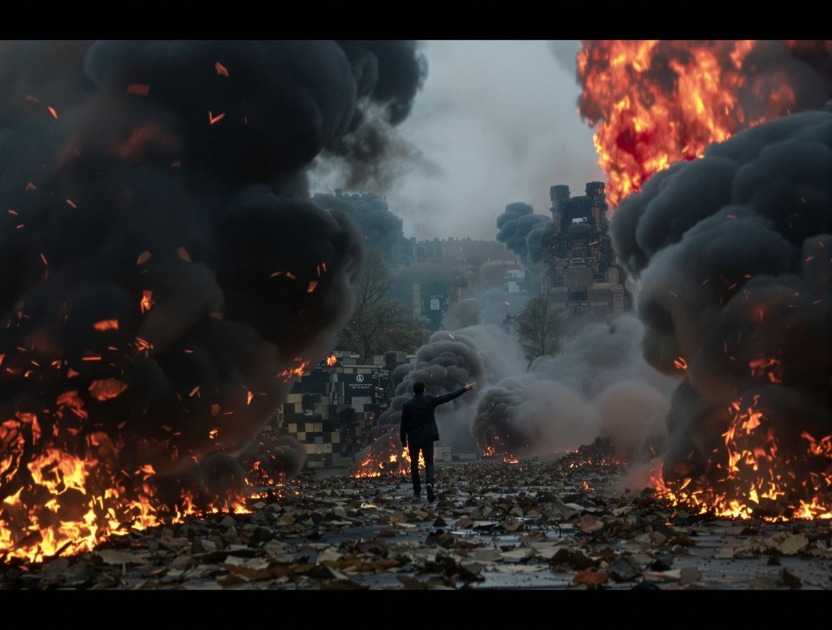 wickusvanzyl's tweet photo. Democracy is a lost cause #aiart #flux #aiartwork #aiartcommunity #FluxPro https://t.co/Qb4z3DCZph
