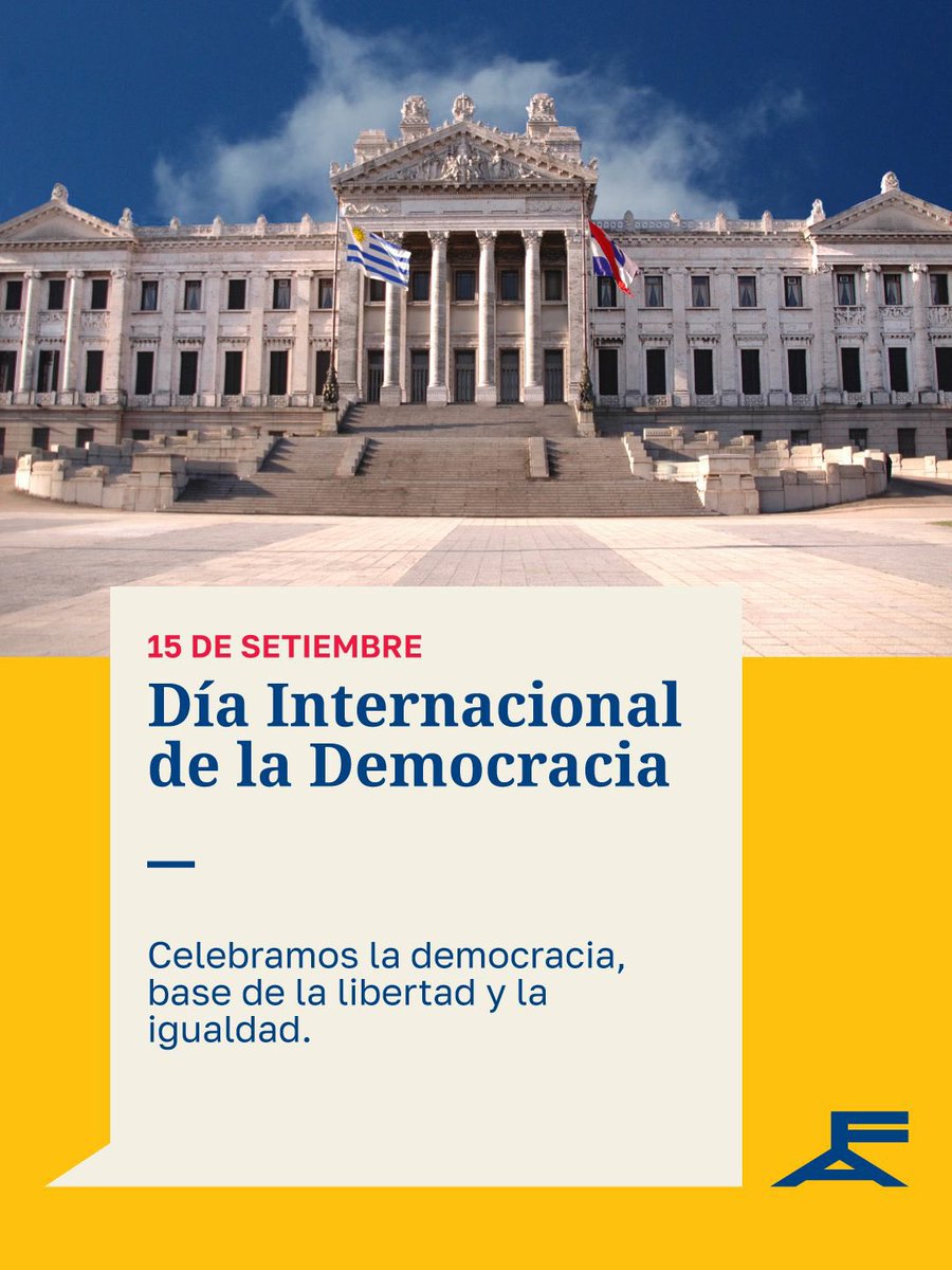“Extendamos la democracia por todos los rincones de la patria, hagámosla realidad en la vida cotidiana de cada uruguayo, y nada ni nadie podrá destruirla”. Liber Seregni

#DíaDeLaDemocracia