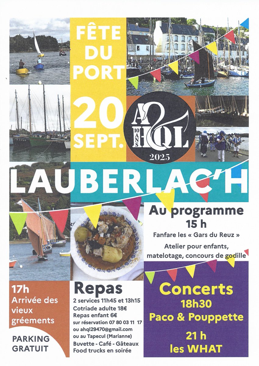 pierrederus's tweet photo. Bientôt la Fête du Port, Pensez à réserver votre repas du midi sur ce lien : https://t.co/CPeRUMwzTF https://t.co/hUVKgAxrtQ