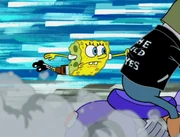 type shit they wore in the spognebob episode