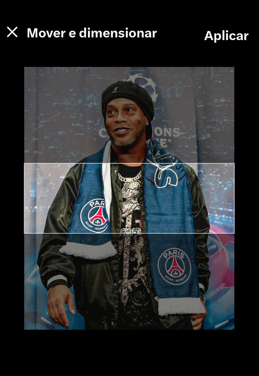 PSGbrasil's tweet image. aff não tô conseguindo colocar o Ronaldinho inteiro na capa
