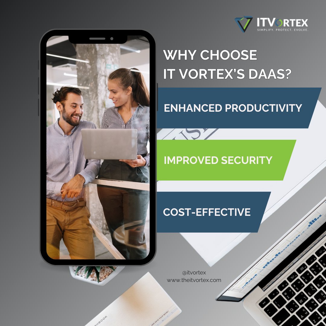 ITVortexLLC's tweet image. Looking for a flexible and secure way to access your desktop? IT Vortex's DaaS has you covered! 💻 
.
Book a consultation with us today to learn more! Link in bio! 📲
#DaaS #VirtualDesktop #RemoteWorkSolutions #DesktopVirtualization #CloudDesktops #WorkFromAnywhere #IT #ITVortex