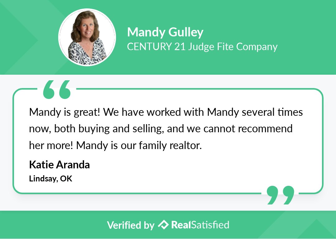MandyEdlin's tweet image. Testimonials like this make me smile… really wide. realsatisfied.com/Mandy-Gulley via @realsatisfied