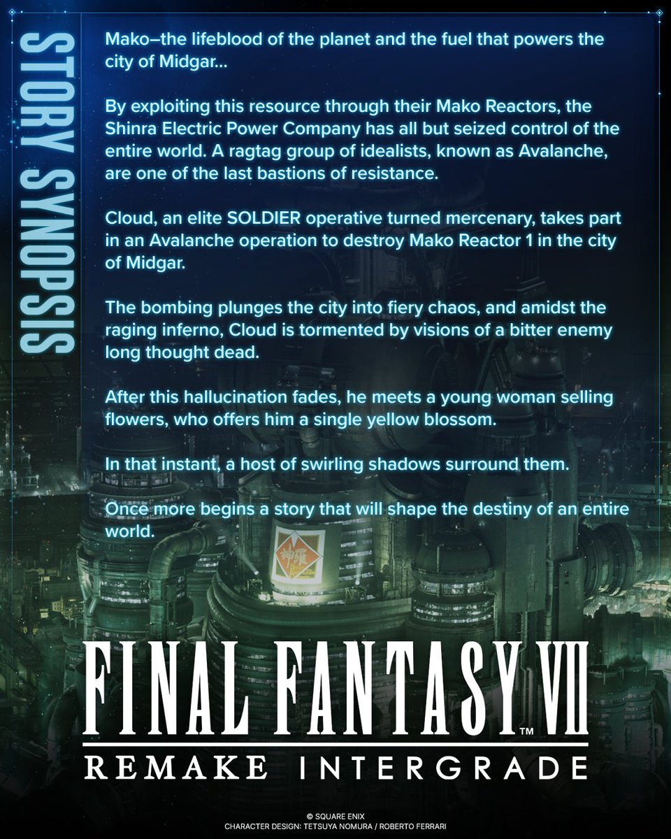 Welcome to the world of Final Fantasy VII Remake Intergrade, launching January 22, 2026 on Nintendo Switch 2, Xbox Series X|S and Xbox on PC.
