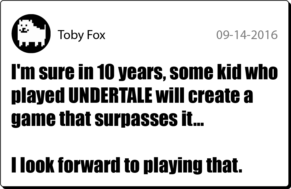 VictorPotet's tweet photo. Well, I don’t know if I can surpass it,
But today is Undertale’s 10th Anniversary…

So I’m releasing the demo of my game: INNERWHY
(Imagine UNDERTALE but it’s a roguelite)

#undertale10thanniversary https://t.co/r4xED3I4qo