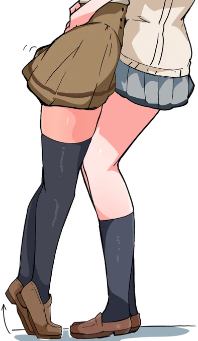 フミシタちゃんの身長差について考えている( `ᾥ' )