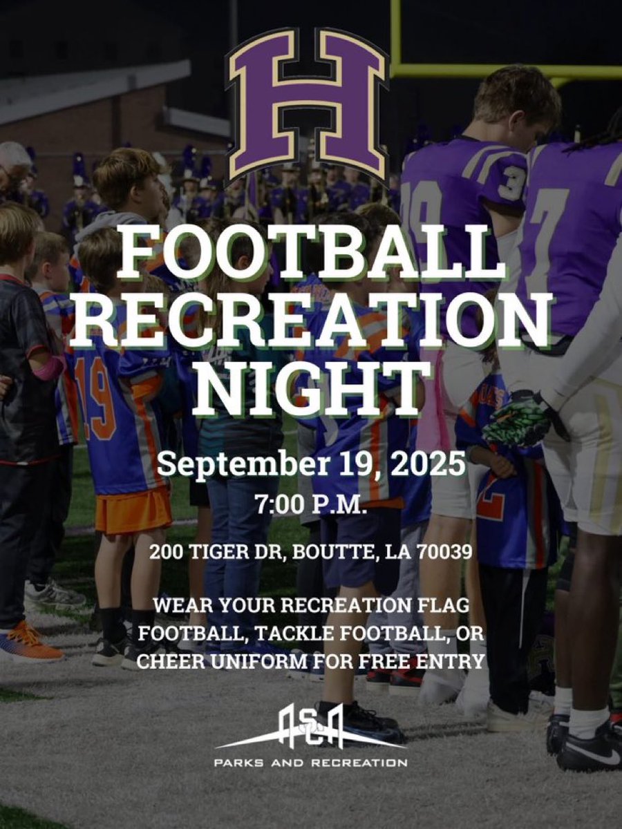 Hahnville Football tweet media